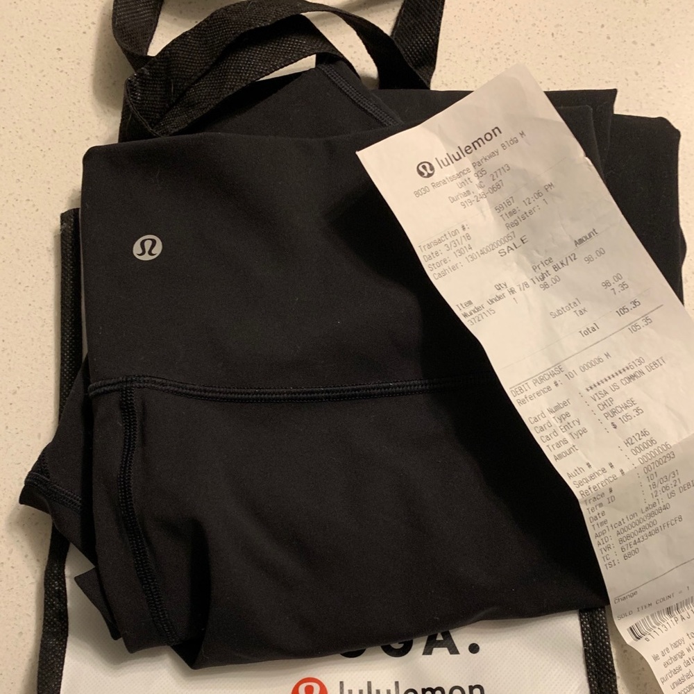 Lululemon Wunder Under 7/8